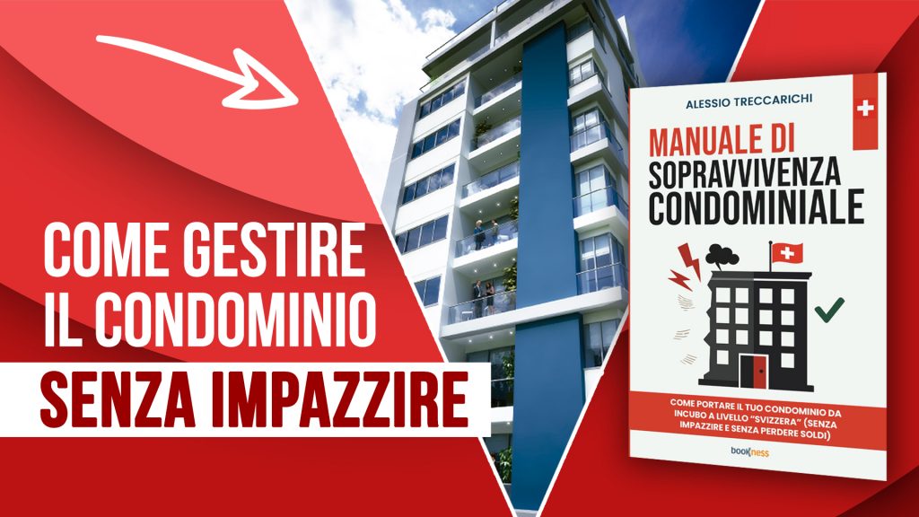 Copertina del Manuale di sopravvivenza condominiale dell'amministratore di condominio Alessio Treccarichi