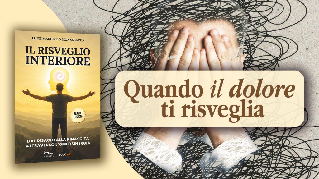 Copertina del libro Il risveglio interiore di Luigi Monsellato, dedicato all'Omeosinergia