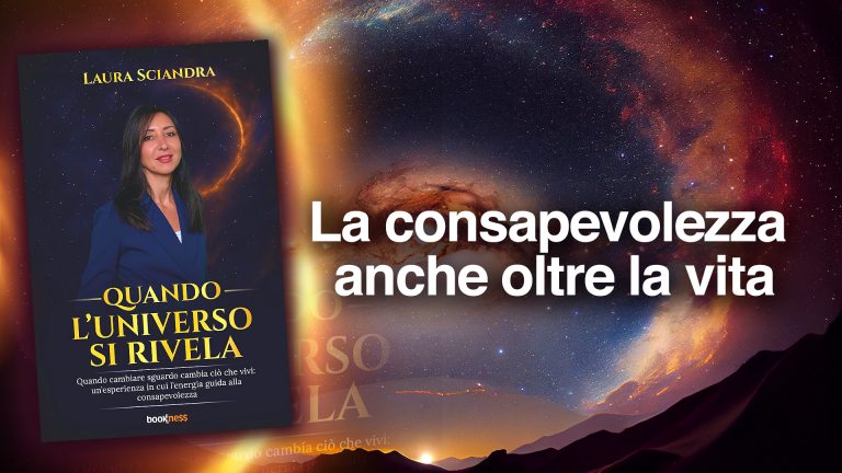 Copertina del libro Quando l'universo si rivela di Laura Sciandra sul risveglio interiore