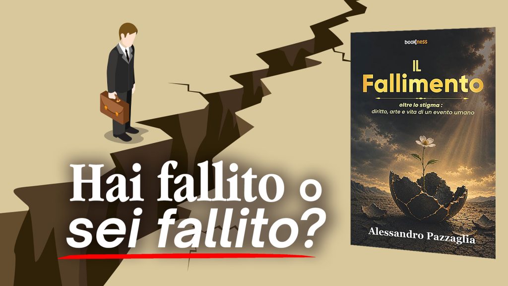 Copertina del libro di Alessandro Pazzaglia sullo stigma del fallimento